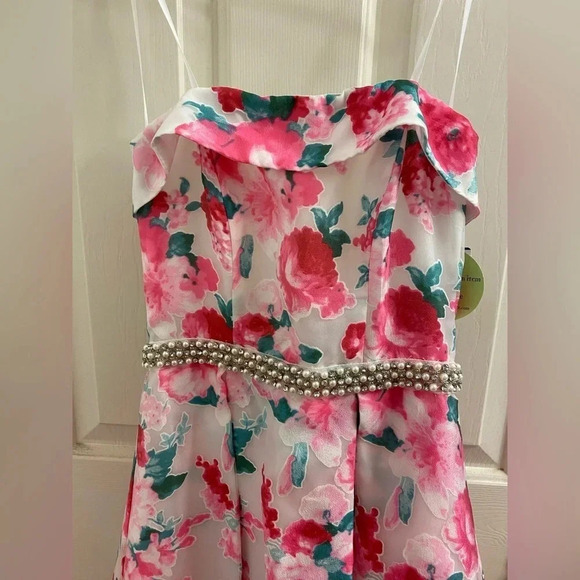 Windsor Floral Ballgown Size 2 women Strapless Prom Dress - Picture 2 of 14